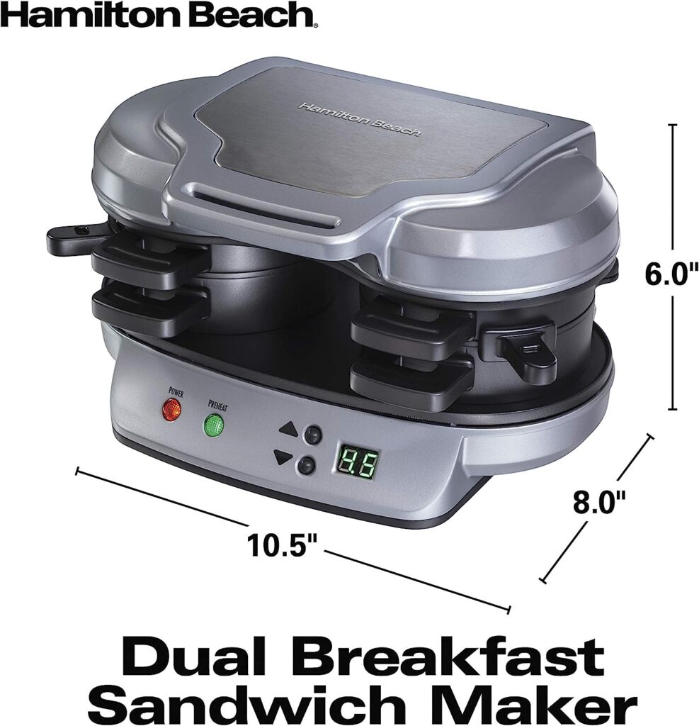 Hamilton Beach Dual Breakfast Sandwich Maker 3