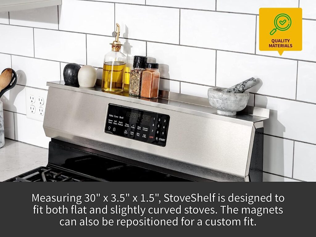 Magnetic Shelf for Kitchen Stove