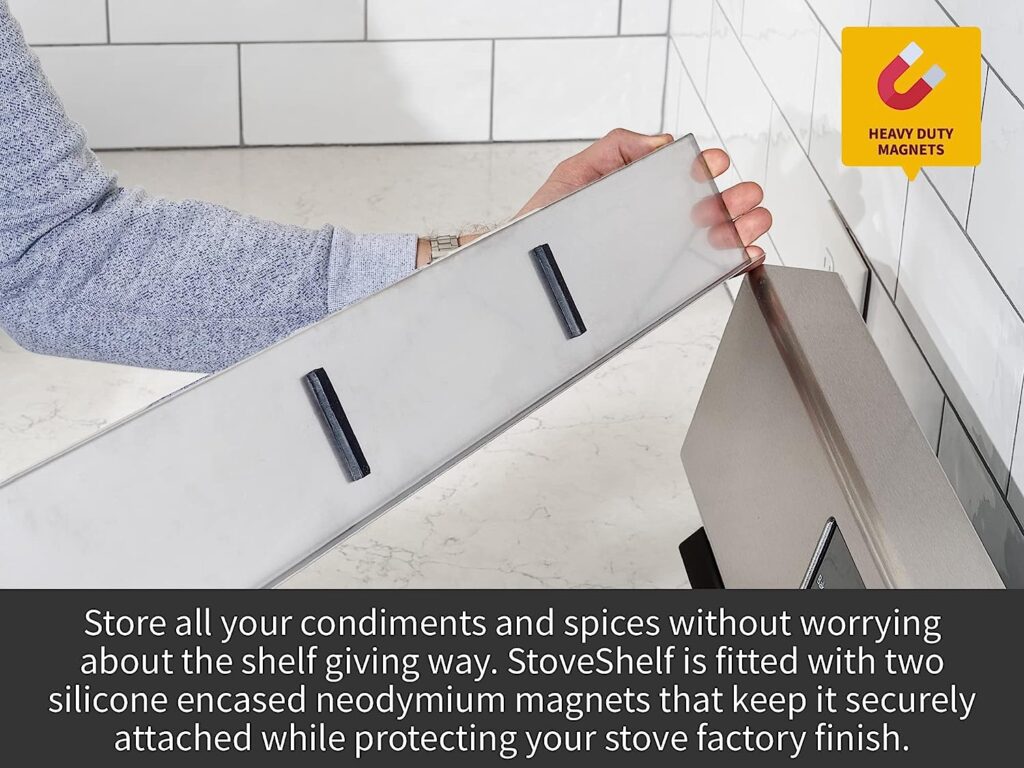 Magnetic Shelf for Kitchen Stove 4