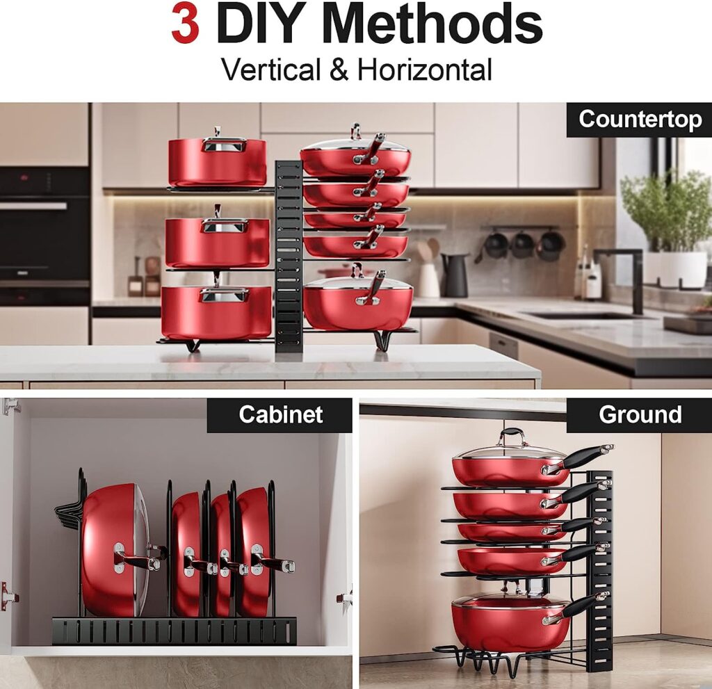 Mudeela Pots and Pans Organizer 2