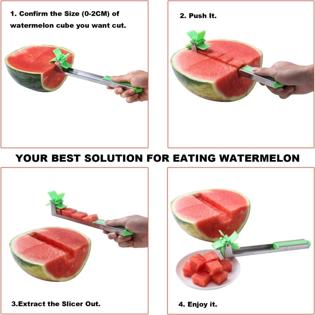 Yueshico Stainless Steel Watermelon Slicer 3